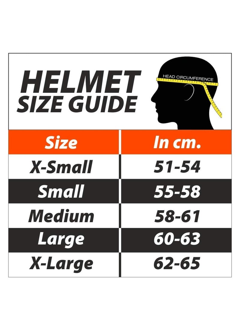 Defender Cricket Helmet | For Men & Boys | Adjustable Steel Grill | Back Support Strap | Lightweight
