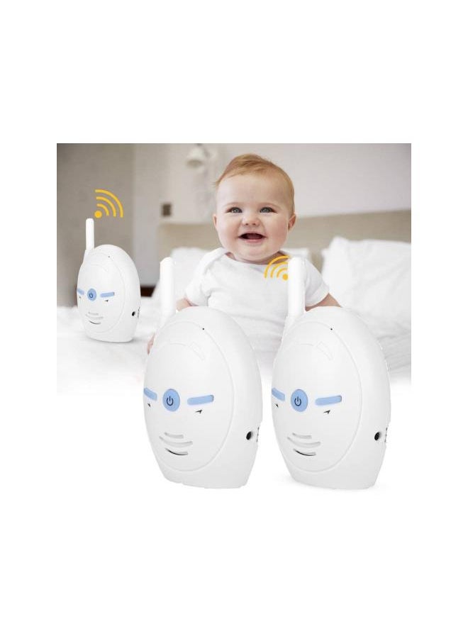 Digital Audio Baby Monitor, Nanny Intercom Surveillance System Support Two Way Audio, High Sensitivity Security Alarm for Home Baby Pet Monitor US