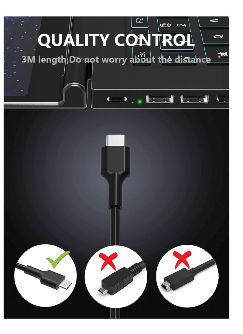 Universal 65W USB C Laptop Charger : for Huawei Lenovo HP Acer Asus Samsung Mac book pro Dell, Fast Type C AC Adapter Power Cord Replacement