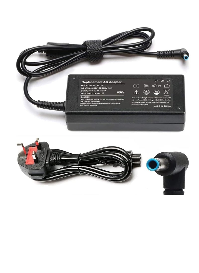 Charger Use For HP 65W 19.5V 3.33A New Replacement Laptop Computer Notebook AC Adapter Charger (4.5 X 3mm)