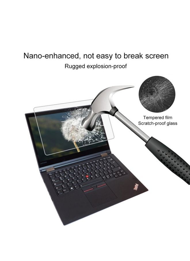 0.4mm 9H Surface Hardness Full Screen Tempered Glass Film for Lenovo ThinkPad Yoga 370 13.3 inch