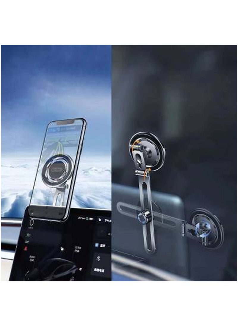 Magnetic 360 Degree Rotating Flat Floor  Car Phone Holder