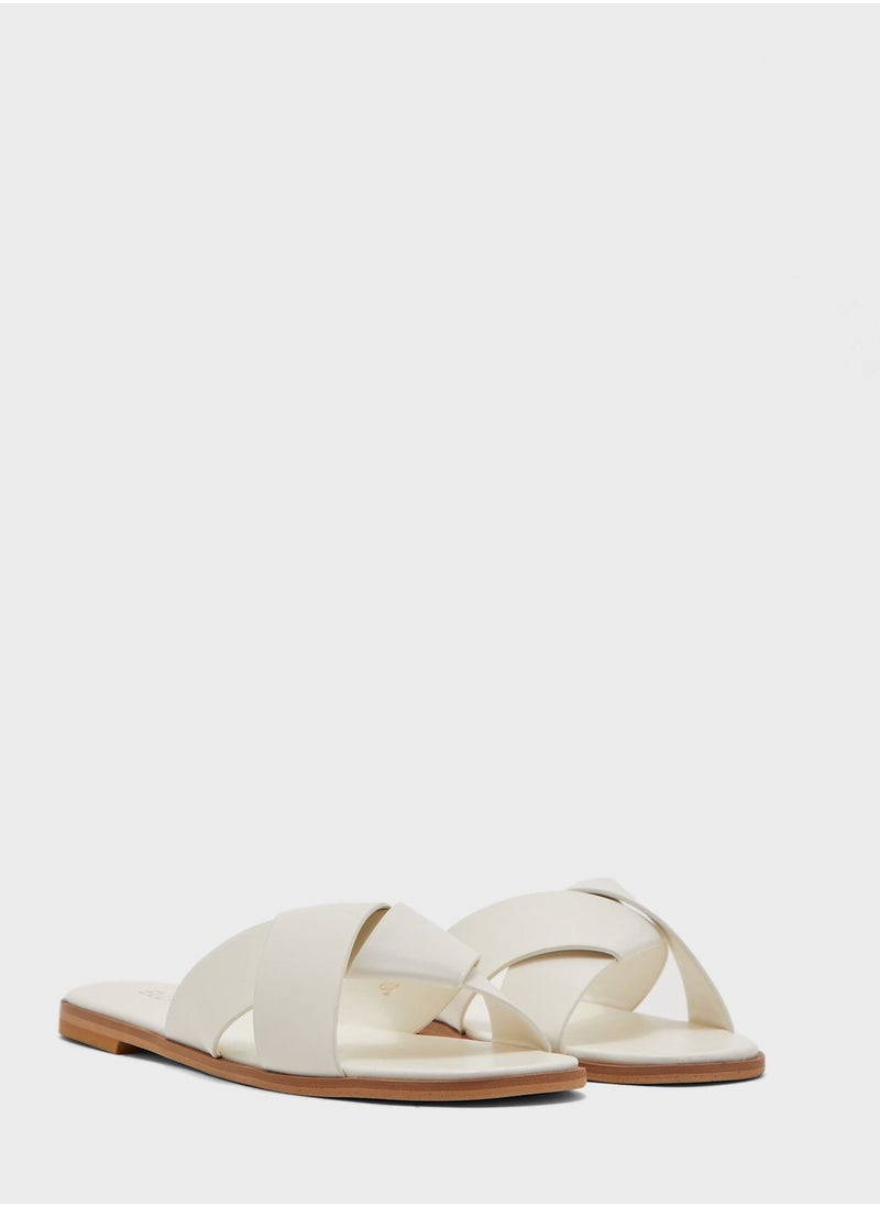 Flat Slide Sandals