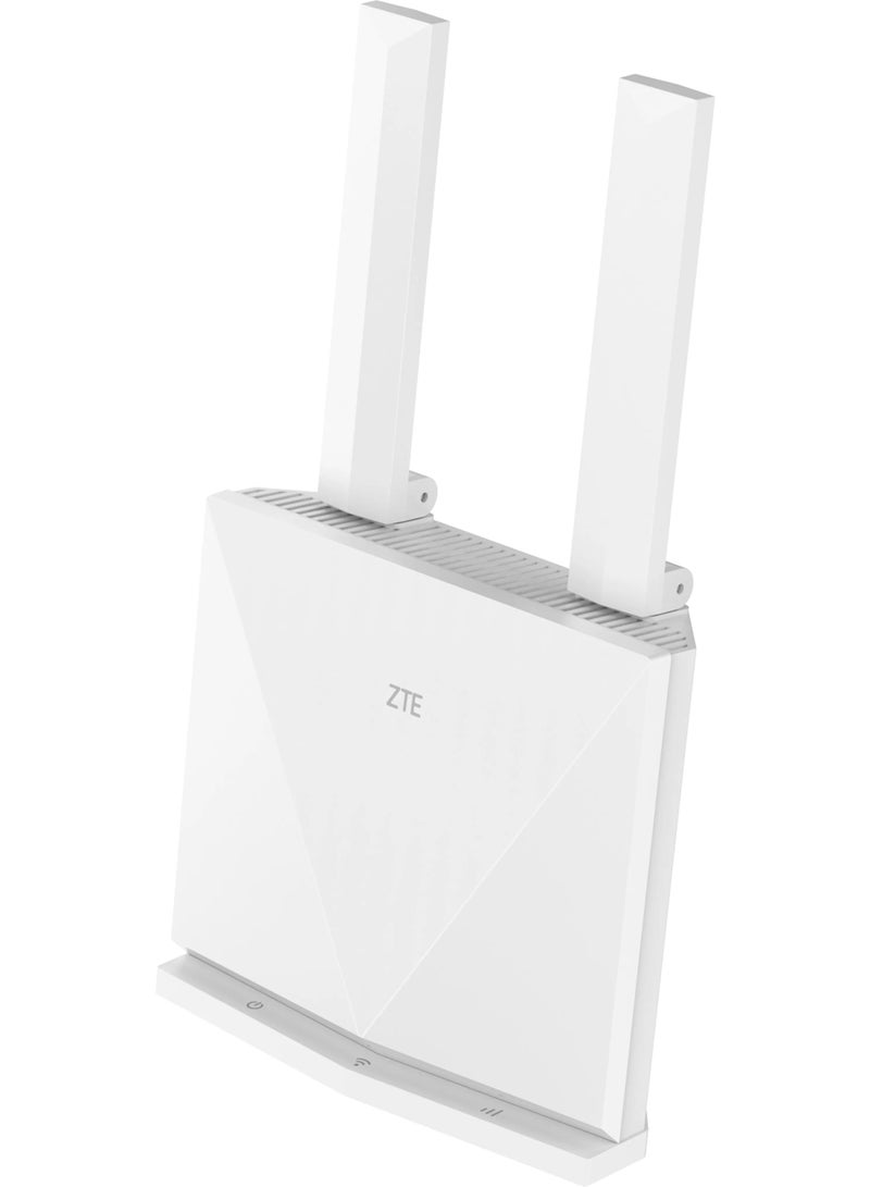 4G Mobile CPE Router with 2000mAh Battery 150Mbps Cat 4 WiFi 300Mbps with SIM Card Slot White