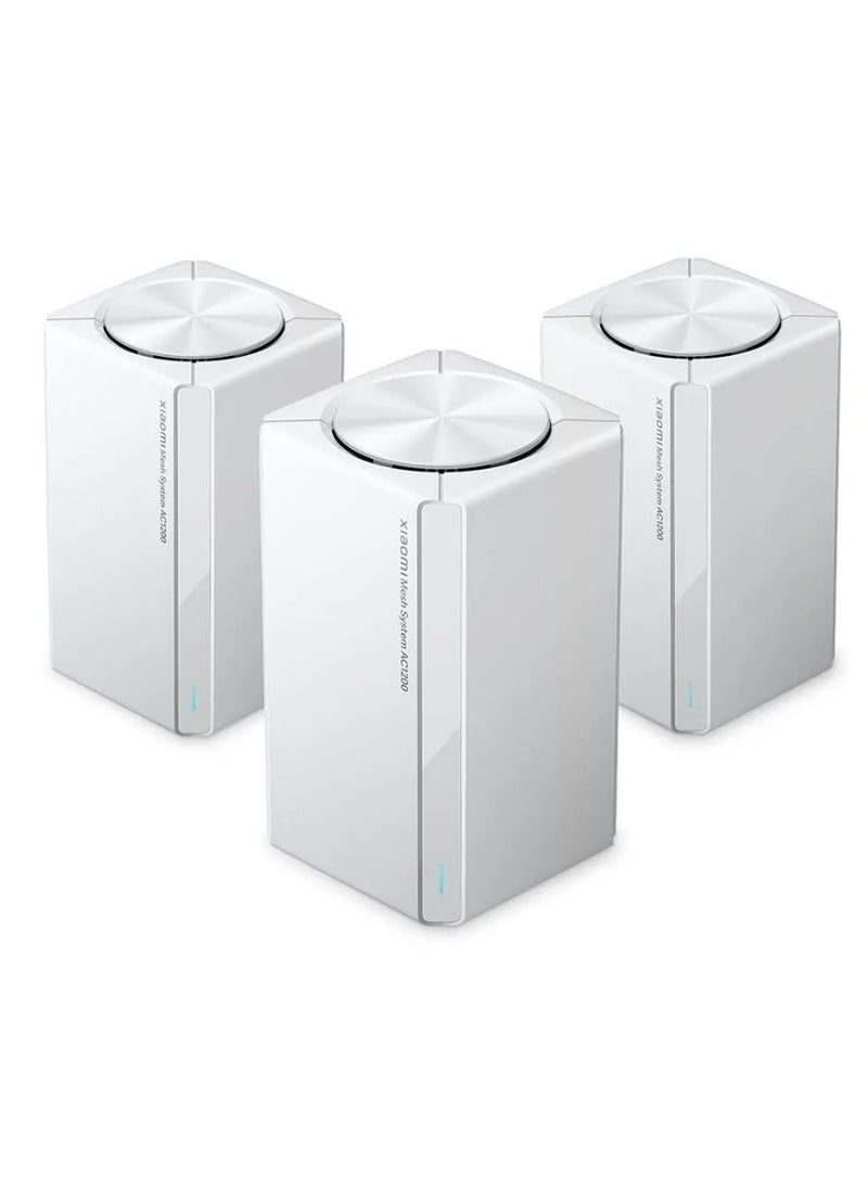 Mesh System AC1200 (3-pack) | 2.4GHz And 5GHz Dual-Band 1200Mbps | Covers Up To 2,800 ft² /260 m² White