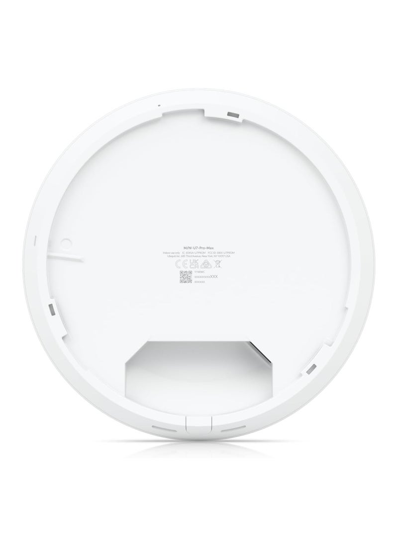 Ubiquiti Networks UniFi U7 Pro Max - Wireless Access Point Tri-Band - Wi-Fi 7 (802.11be) - MIMO - VLAN - PoE - White