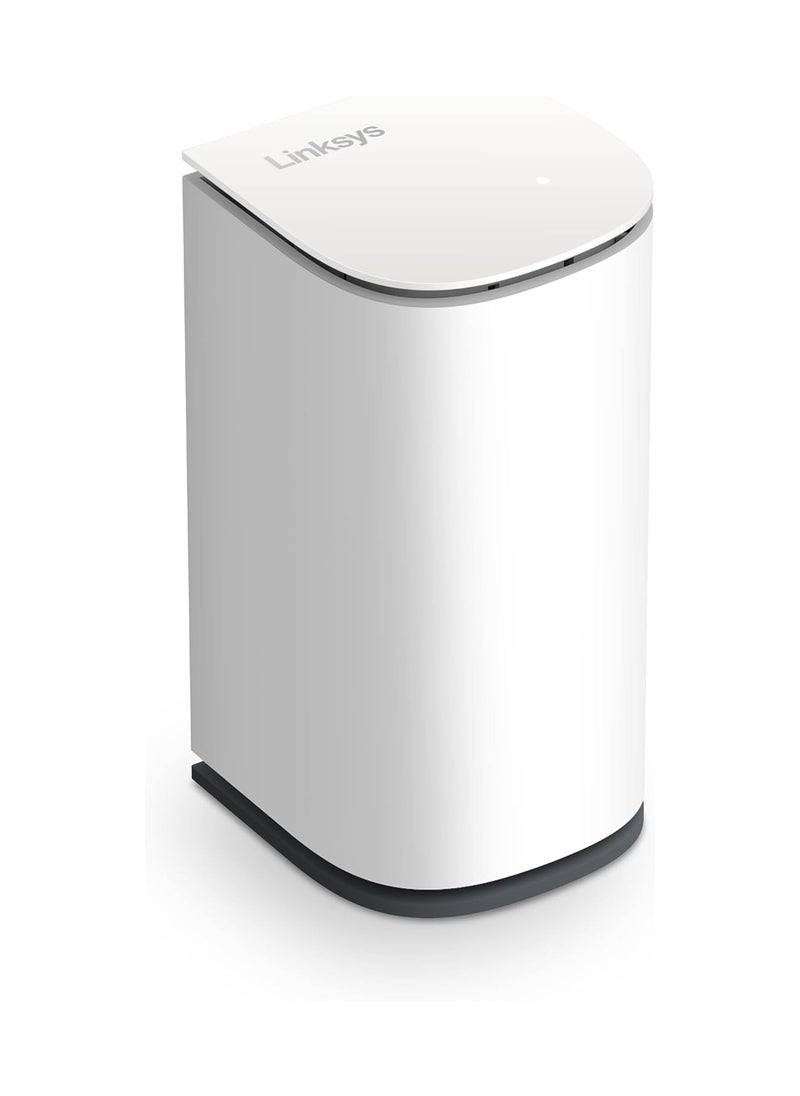 Linksys Velop Micro Mesh WiFi 6 Node Dual Band AX3000 - Cognitive Mesh System with 2.5 Gbps True Gigabit Speed, Simple Set-up, Coverage up to 2,000 sq. ft. & 75 Devices - 1x Node White