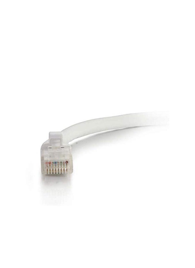 CAT6 Patch cable(1 Foot, 0.30 Meters) Full copper 24 AWG Golden connectors - Pack of 5pcs (White)