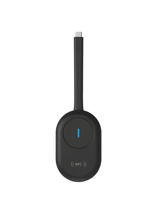 Wireless Dongle, Supports for Windows/Mac OS, Type-C Iterface, Wi-Fi 2.4G/5G Dual-Band, USB 2.0, Supports 4K Resolution, 512MB RAM, 30 fps Frame Rate, DS-D5SC3B-B Black