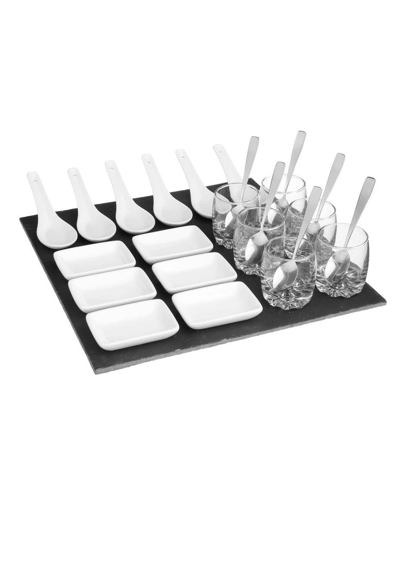 SG Appetizer Set (30 x 30 x 6.8 cm, 25 Pc.)