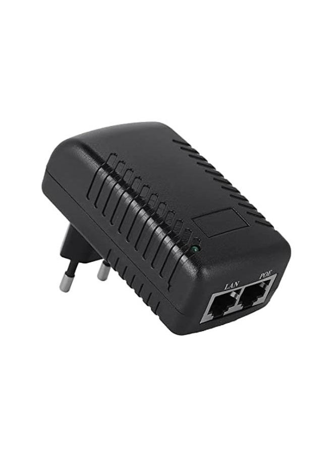 48V 0.5A Passive POE Power Supply Injector Ethernet Adapter with Wall Plug Suitable for IP Voip Phones, Cameras, AP and More(US)