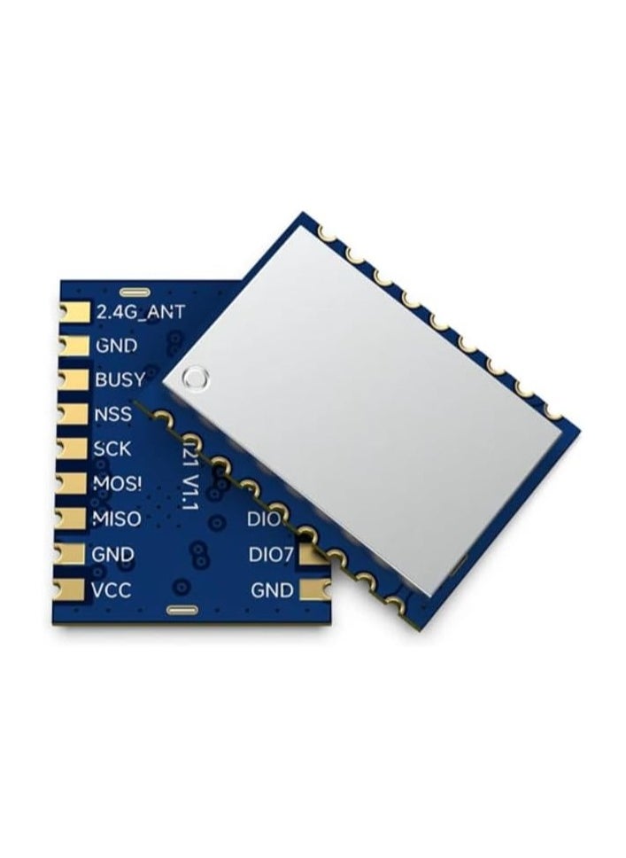 LoRa1121 Ultra-Low-Power 160mW LR1121Chip Long Distance 433MHz and 2.4GHz Dual-Band Communication Module x 2 PCS