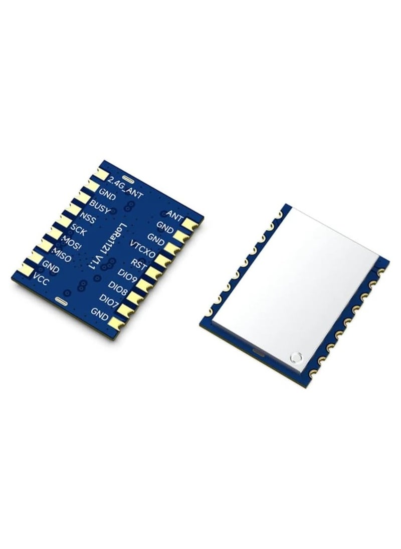 LoRa1121 Ultra-Low-Power 160mW LR1121Chip Long Distance 433MHz and 2.4GHz Dual-Band Communication Module x 2 PCS