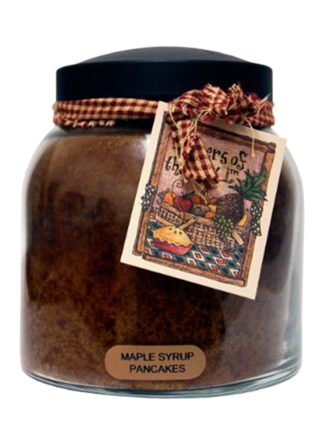 Maple Syrup Pancakes Papa Jar Candle, 34 Ounce