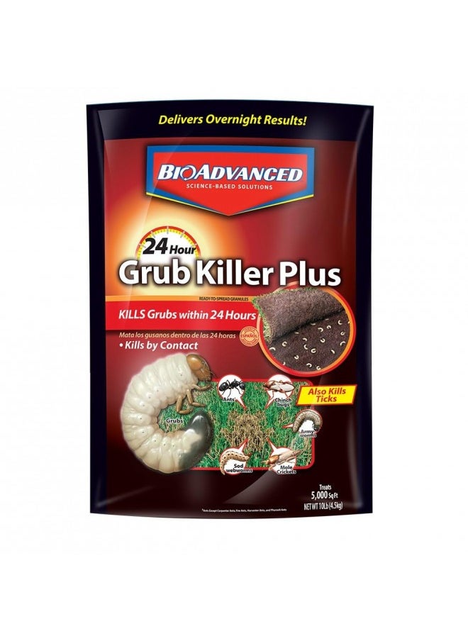 BioAdvanced 24 Hour Grub Killer Plus, Granules, 10 lb