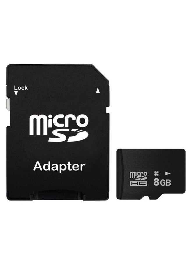 8GB High Speed Class 10 Micro SD(TF) Memory Card from Taiwan (100% Real Capacity)(Black)