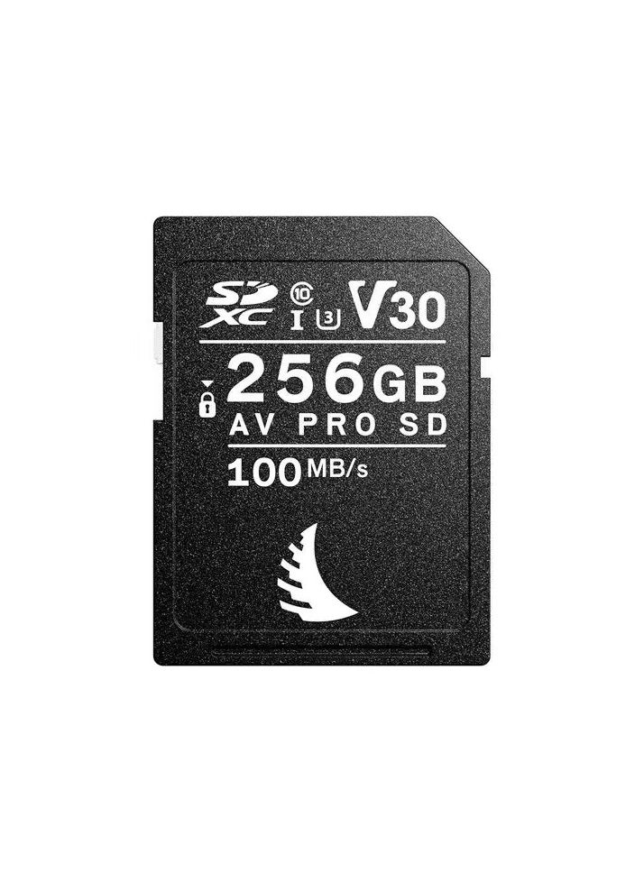 AV PRO SD MK2 Card 256GB, UHS-I / V30 / U3 / Class 10, Read:100 MB/s Write:52 MB/s 4k - AB-AVP256SDV30