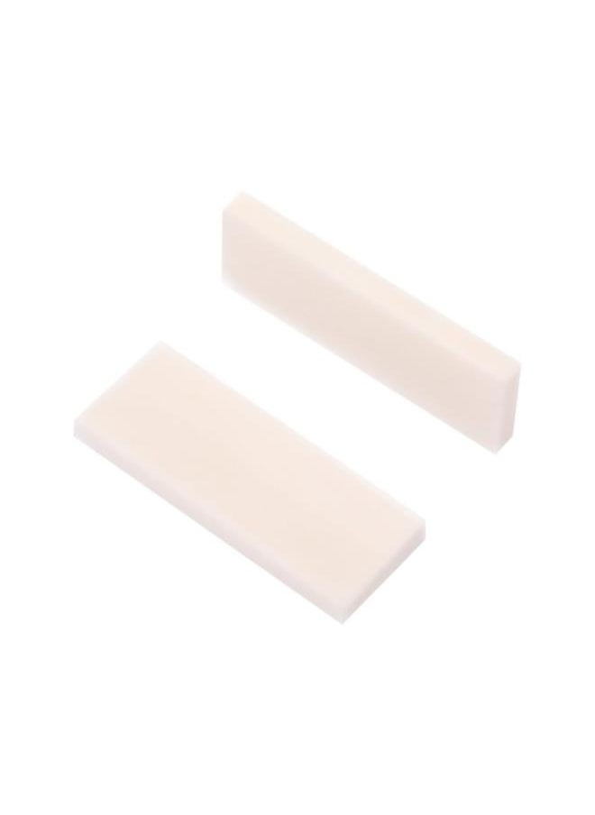 5PCS DIY Buffalo Bone Nut Blank for Accoustic Guitar Replacement Nut