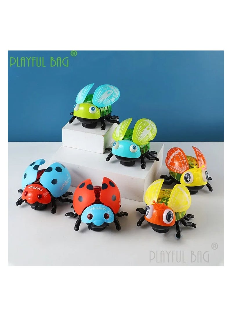 Toy Jumping Ladybug Clockwork Toy Clockwork Ladybird Animals Walking