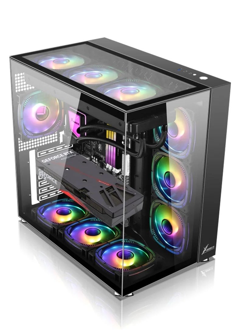 MAX FLOW BUDGET GAMING/WORKSTATION DESKTOP PC: CORE I5 13400F 10 CORES 4.6GHZ PROCESSOR | 16GB RAM | RTX 3050 8GB DDR6 | 512GB NVME +2TB HDD| WINDOWS 11 | WIFI READY