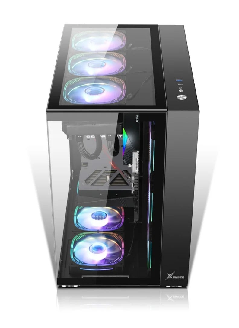 MAX FLOW BUDGET GAMING/WORKSTATION DESKTOP PC: CORE I5 13400F 10 CORES 4.6GHZ PROCESSOR | 16GB RAM | RTX 4070 12GB | 512GB NVME +2TB HDD| WINDOWS 11 | WIFI READY