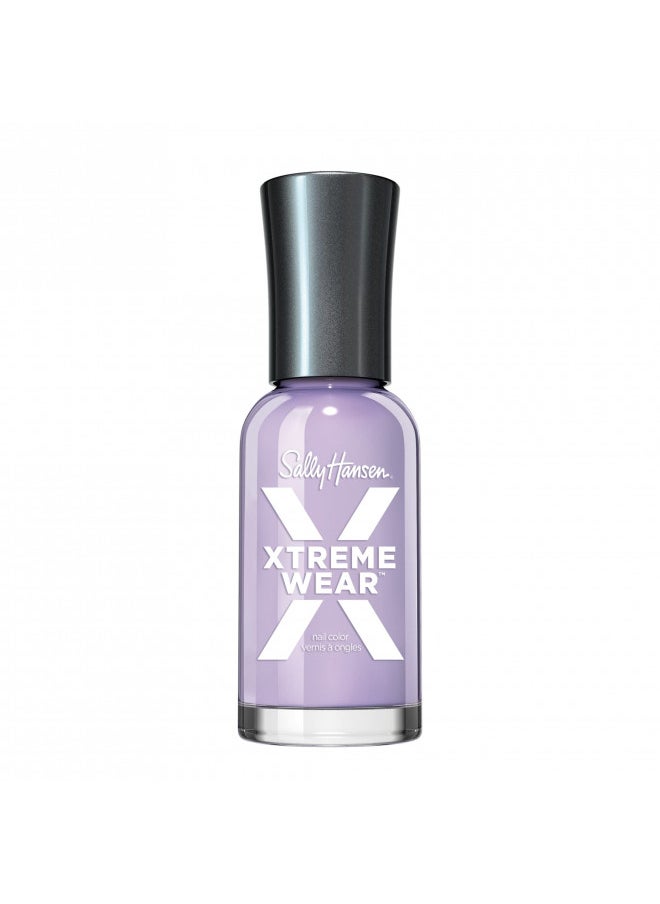 Sally Hansen Xtreme Wear Nail Polish, Streak-Free, Shiny Finish, Long-Lasting Nail Color, Lacey Lilac, 0.12 fl oz