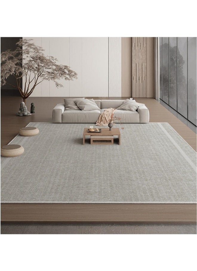 Living Room Rugs, Non-Slip and Non-Shedding Large Rugs for Living Room, Washable Low Pile Carpet Wear-Resistant Rugs Office 200 x 300cm