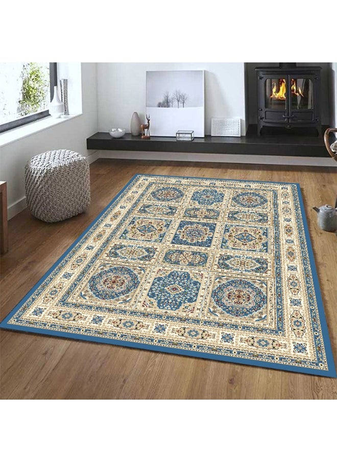 Interior Decoration Elegant Classic Floor Carpet Bedroom and Living Room Rug Anti Slip Floor Carpets