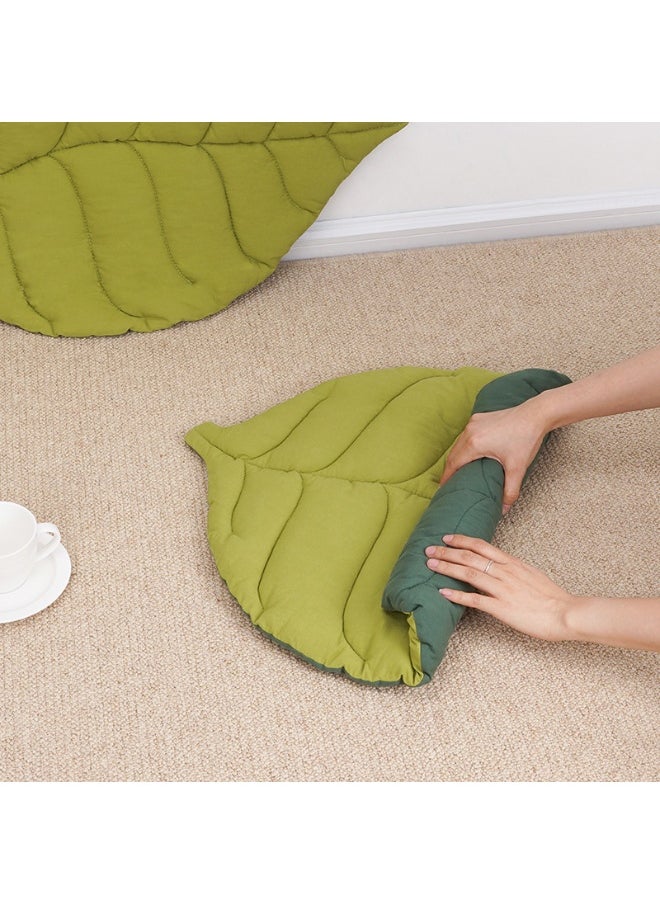 Thickened Pure Cotton Leaf-Shaped Pet Mat