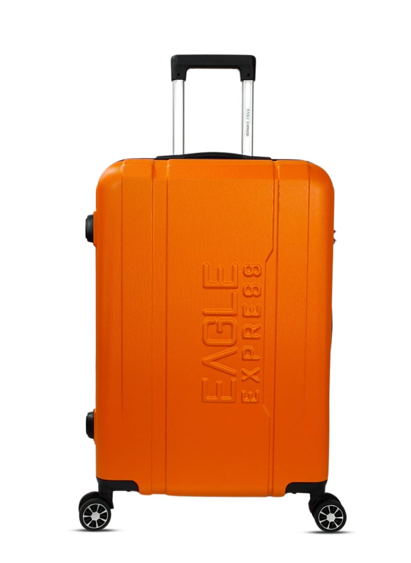 PATRON ABS HARD TROLLEY 20,24,28 inch 3 Piece Set ORANGE