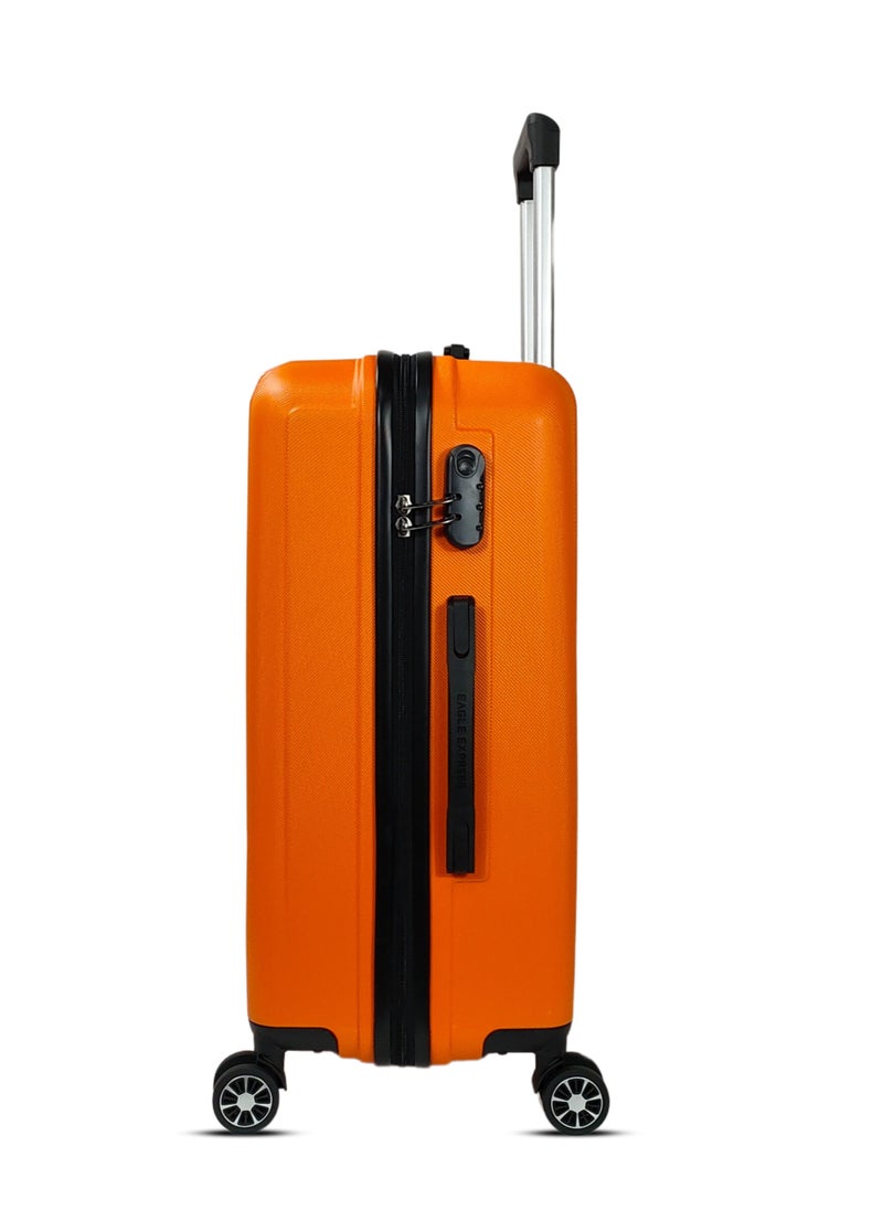 PATRON ABS HARD TROLLEY 20,24,28 inch 3 Piece Set ORANGE