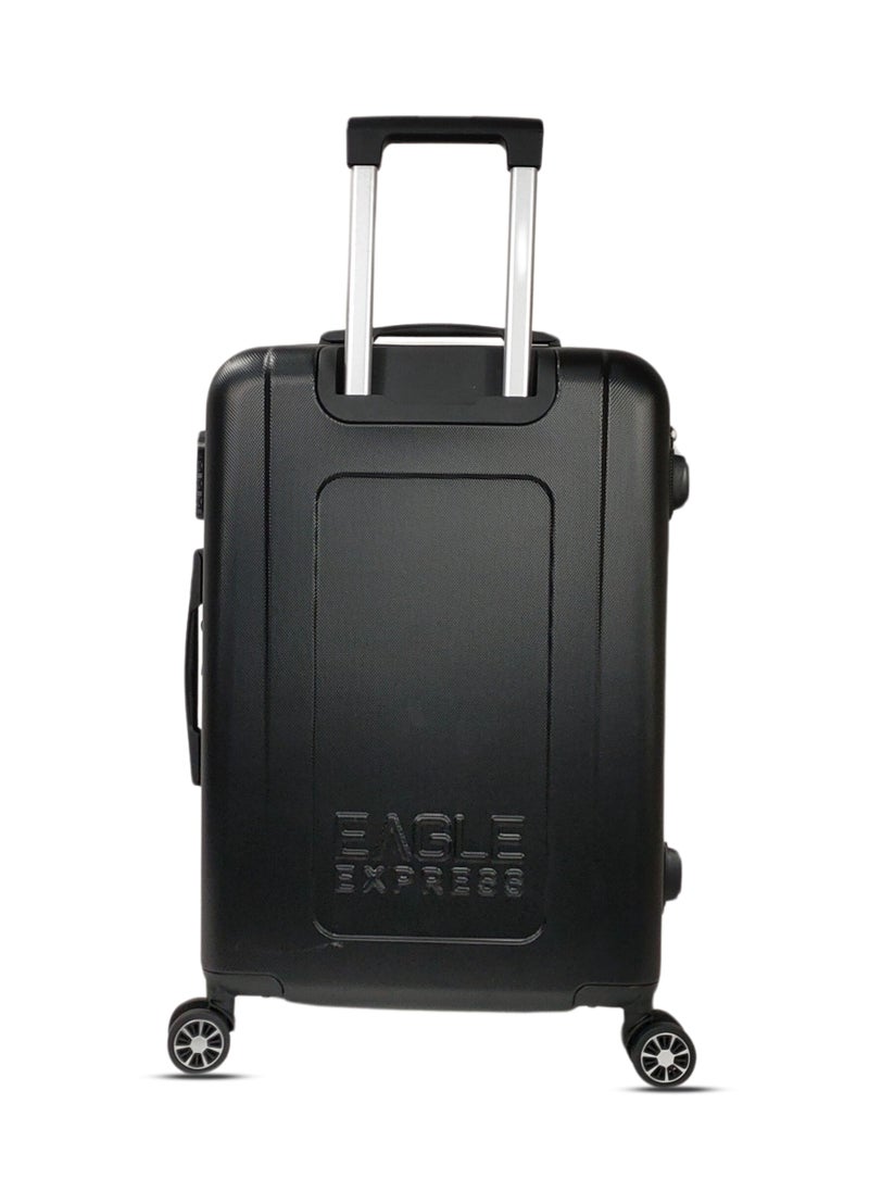 AURA ABS HARD TROLLEY 20,24,28 inch 3 Piece Set BLACK