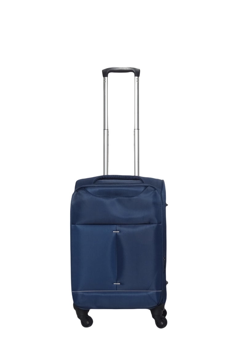 Saw&See 3 Piece Oxford Cloth Trolley Luggage Set Universal Wheels with Digital Lock 20/24/28 Inch Blue