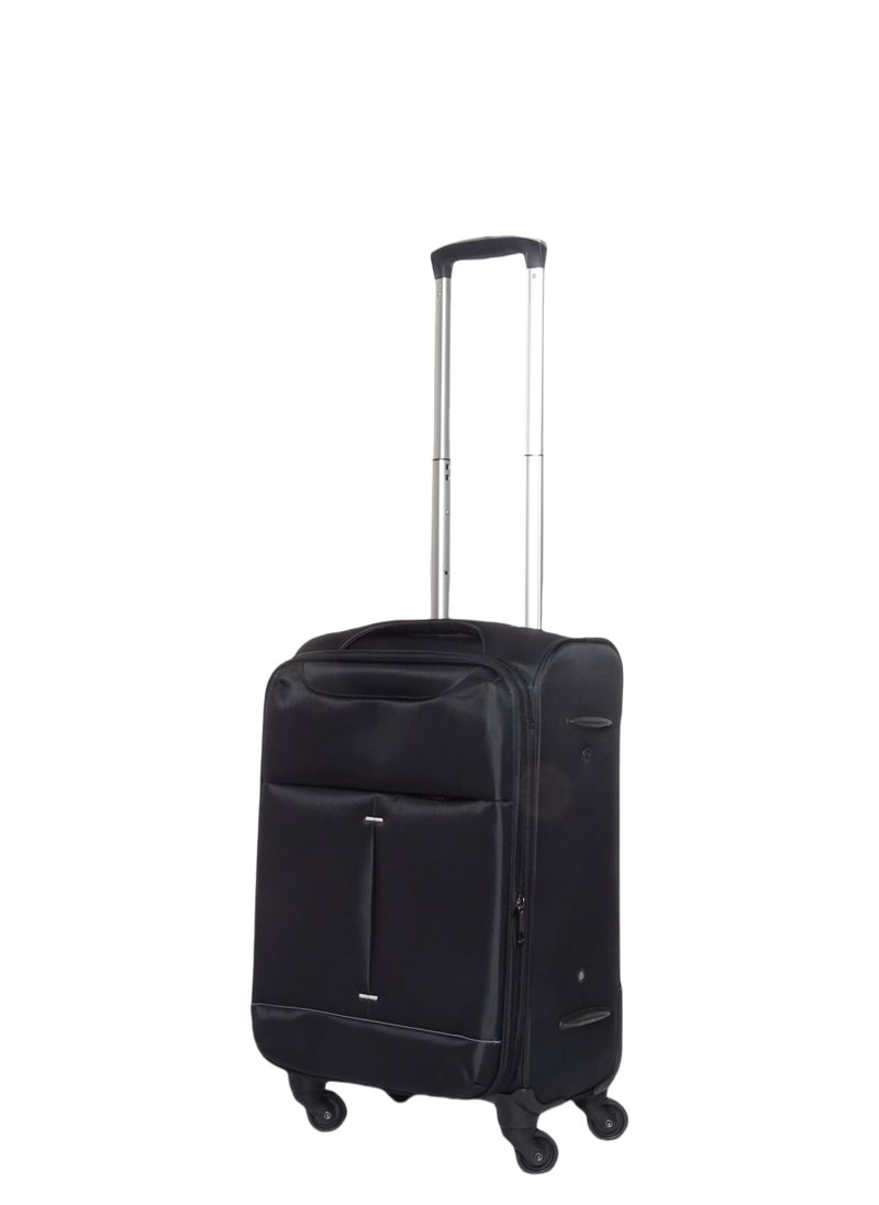 Saw&See 3-Piece Oxford Cloth Luggage Set Spinner Wheels with Combination Lock 20/24/28 Inch Black