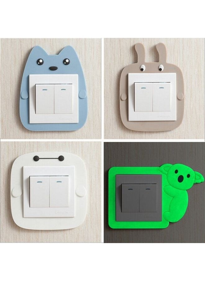 Cartoon Night Light Switch Sticker Multicolour 60x90cm