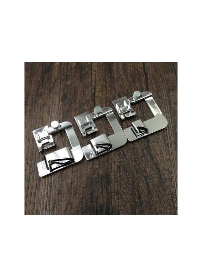 Sewing Machine Presser Foot Rolled Hem Presser Foot 8/8'' for Low Shank Sewing Machine Janome Baby Lock Brother Singer