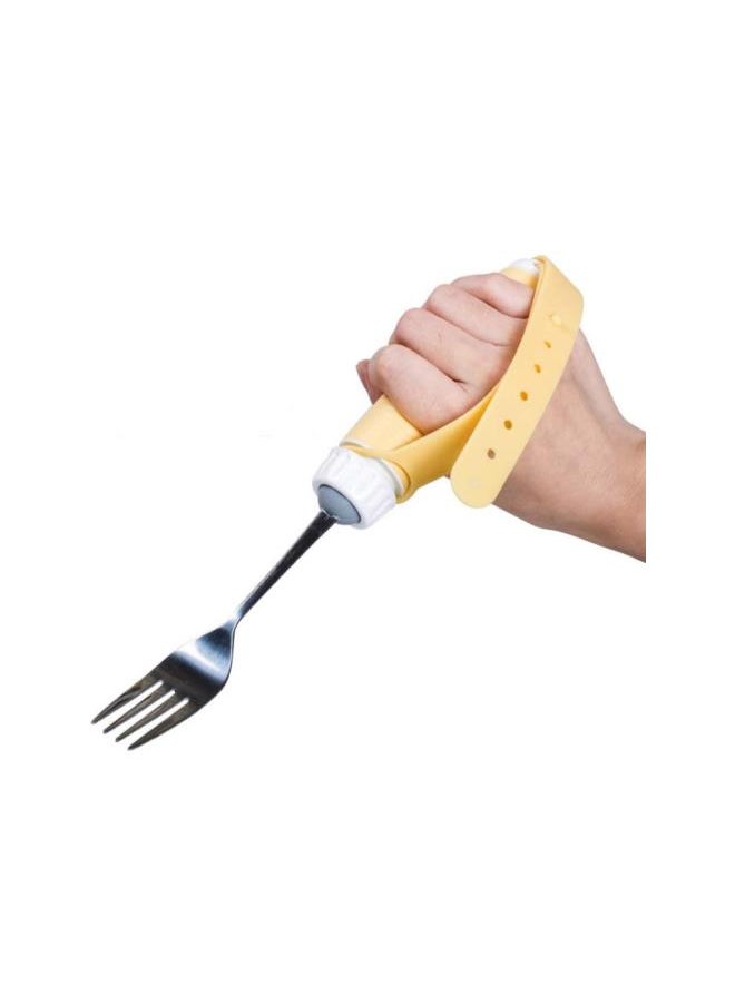 Easy-Hold Fork & Spoon Kit - 360° Rotating Eating Aids - Adaptive Utensil for Elderly,Parkinsonian,Arthritis,Stroke & Weak Grip