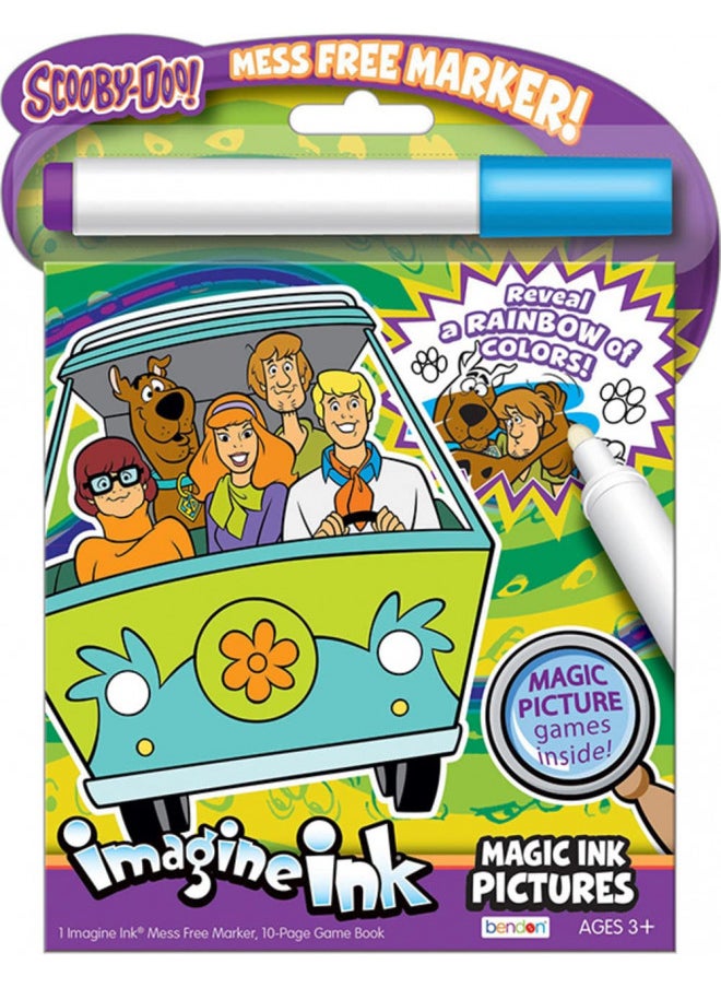 Bendon Scooby Doo Imagine Ink Pictures and Game Book with Mess Free Marker