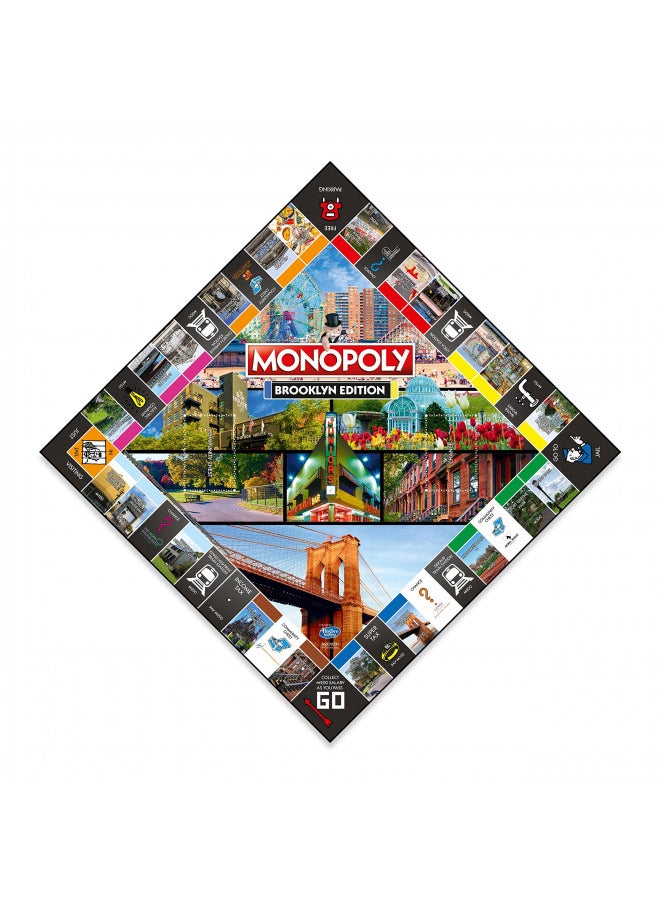 Brooklyn Monopoly Board Game Edition, Family Game for Ages 8 and up