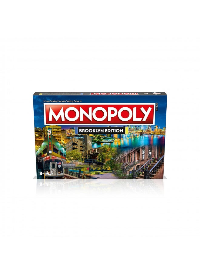 Brooklyn Monopoly Board Game Edition, Family Game for Ages 8 and up