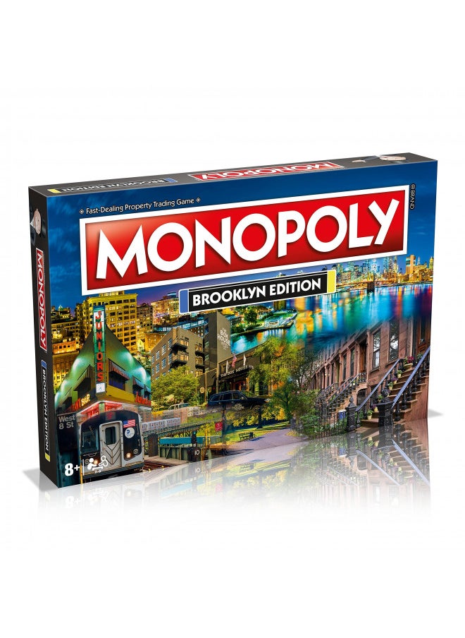 Brooklyn Monopoly Board Game Edition, Family Game for Ages 8 and up