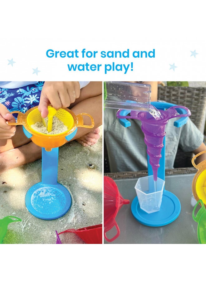 hand2mind Starter Science Funnels, Science Lab Equipment, Sifting Toys, Sand Sifter, Water Table Toys, Sensory Play Toys, Educational Science Kits, Kids Chemistry Set, Science Supplies for Classroom