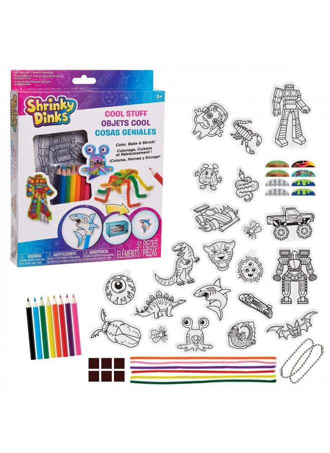 Shrinky Dinks Cool Stuff Activity Set, Kids Art and Craft Activity Set, by Just Play