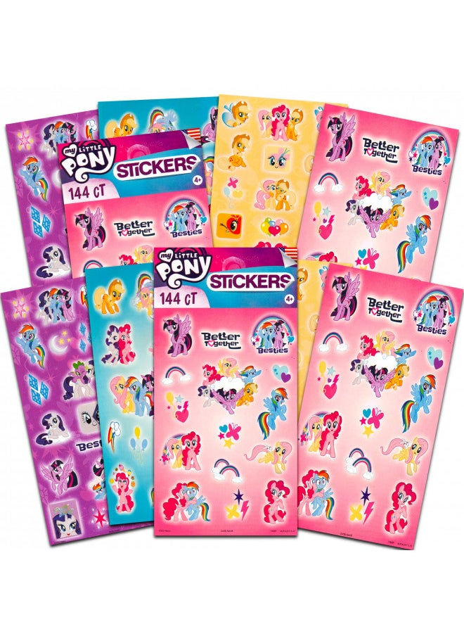 My Little Pony Stickers Party Favors 16 Sheets Over 380 Stickers Plus 2 Separately Licensed Reward Stickers - MLP Favorites Include Rainbow Dash, Twilight Sparkle, Pinkie Pie, Rarity, and More!