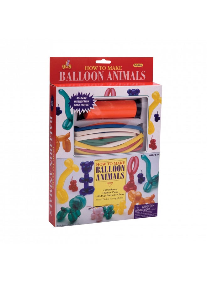 Schylling How to Make a Balloon Animals kit