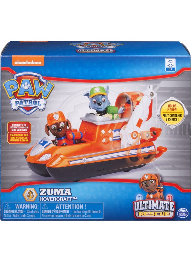 Paw Patrol Ultimate Rescue - Zumas Ultimate Rescue Hovercraft with Moving Propellers and Rescue Hook, for Ages 3 and Up