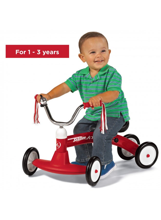 Radio Flyer Scoot-About, Toddler Ride On Toy, Kids Ride On Toy for Ages 1-3, 23.5