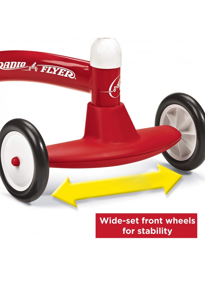 Radio Flyer Scoot-About, Toddler Ride On Toy, Kids Ride On Toy for Ages 1-3, 23.5