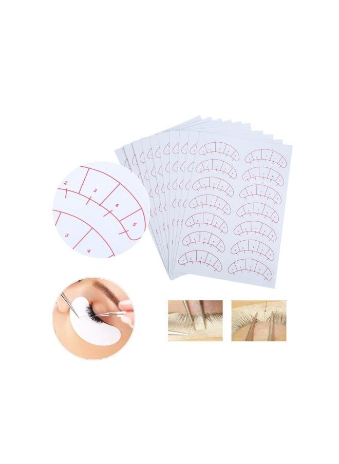 Eyelash Sticker, 140PCS Eyelashes Extension Adhesive Sticker Eye Lash Isolation Positioning Pads Patches Tool