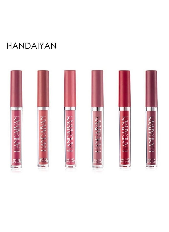 Liquid Matte Lipstick | 6 Pcs Set | Waterproof | Long Lasting (Set A)